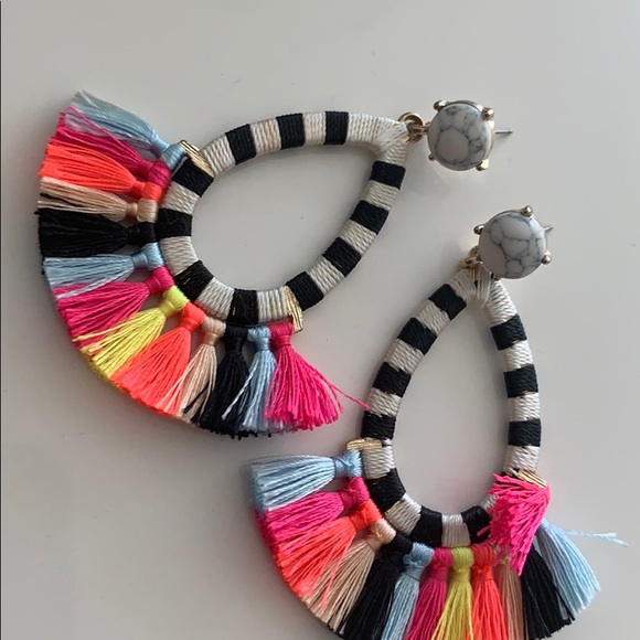 Fun Tassel Earrings - Picture 2 of 2